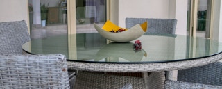 Détail Projet Nathalie Sihomnou Architecture /Détail Aménagement terrasse extérieure/ Photo: Nathalie Tchatchuing